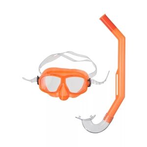 Orange Snorkel and Mask Set Juniors
